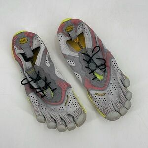 Vibram Gray and Pink Athletic Shoes